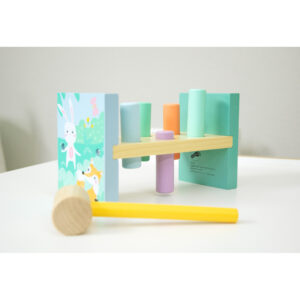 Table à Marteler en Bois - Collection Pastel