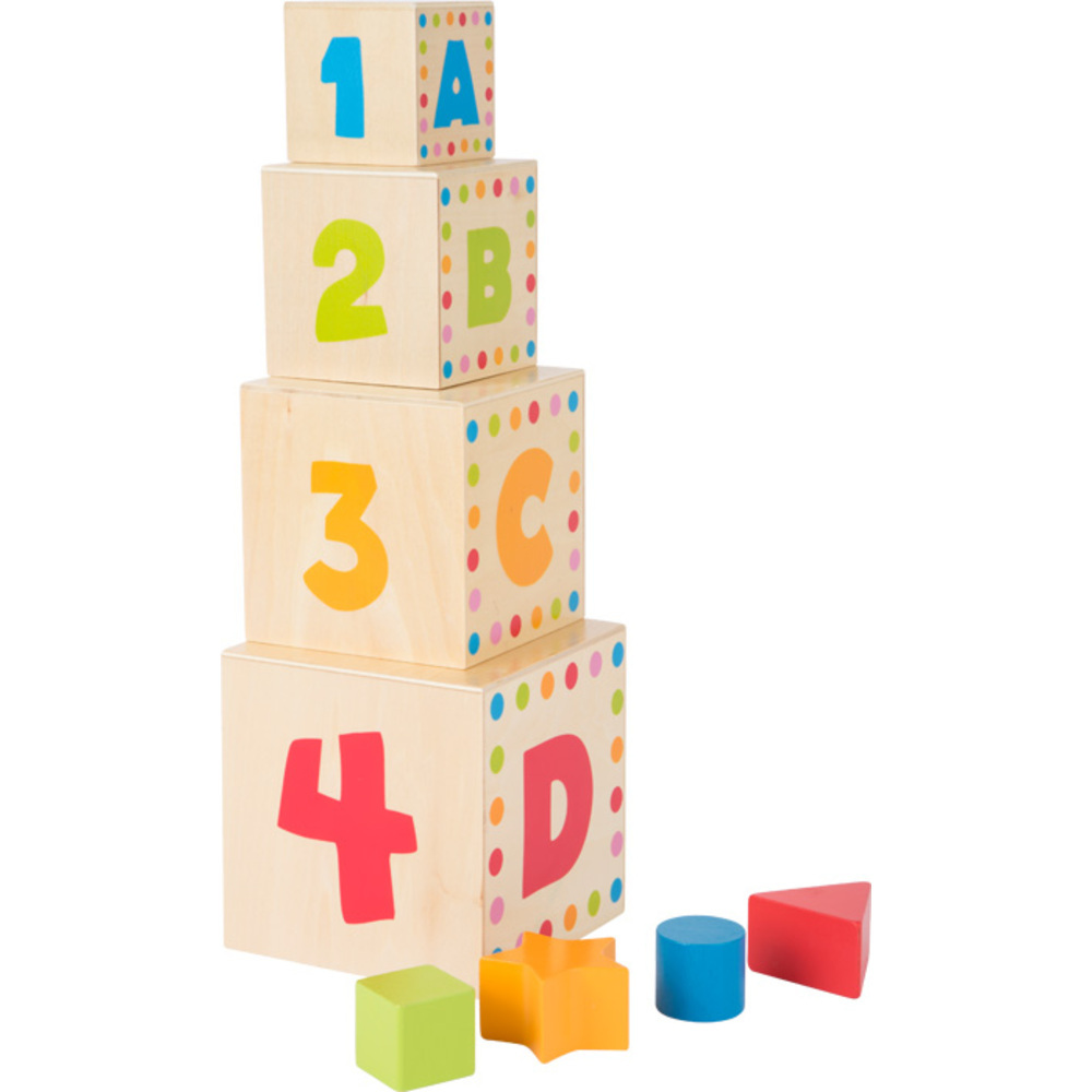 Tour de Cubes à Empiler et Encastrer - Formes & Couleurs – Image 2