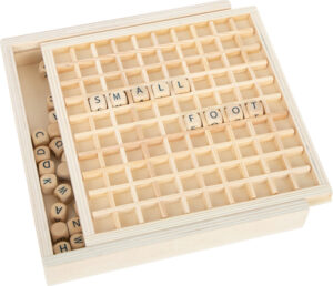 Coffret de Mots et Orthographe en Bois - Lettres Cubes