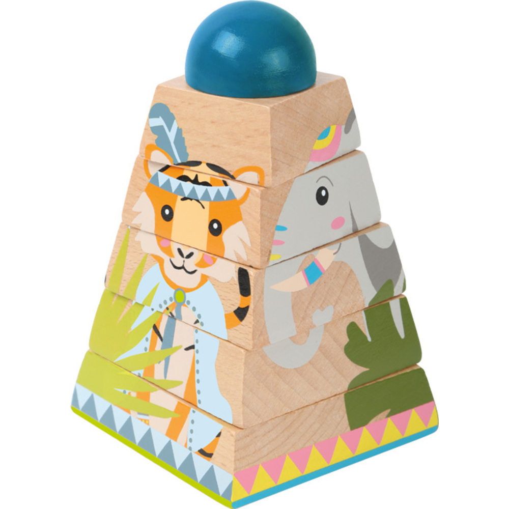 Pyramide d'Empilage Puzzle Animaux – Image 2