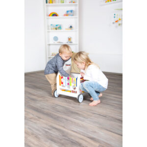 Chariot de Marche Multi-Activités Éléphant - Système de Freinage Sécurisé