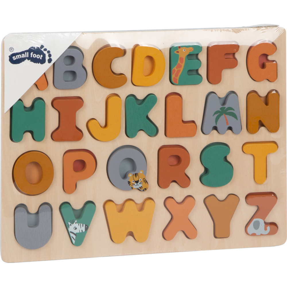 Puzzle d'Encastrement Alphabet "Safari" - Lettres en Relief – Image 5