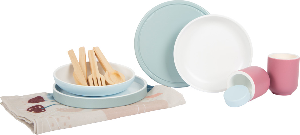 Service de Table Dînette en Bois pour 2 - Collection "Tasty" – Image 3