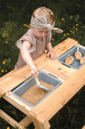 Table de Pique-nique et d'Activités Sensorielle 2-en-1 "Muddy"