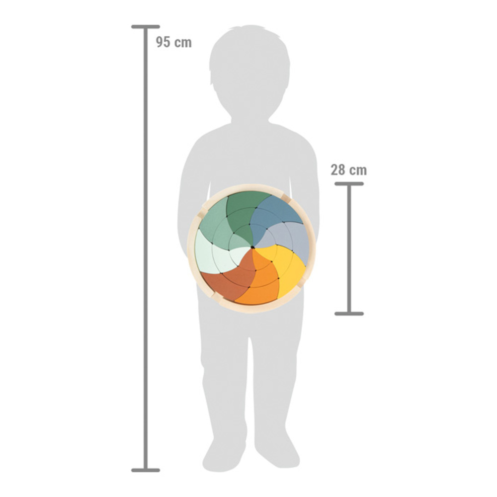 Puzzle Mandala Créatif en Bois – Image 5