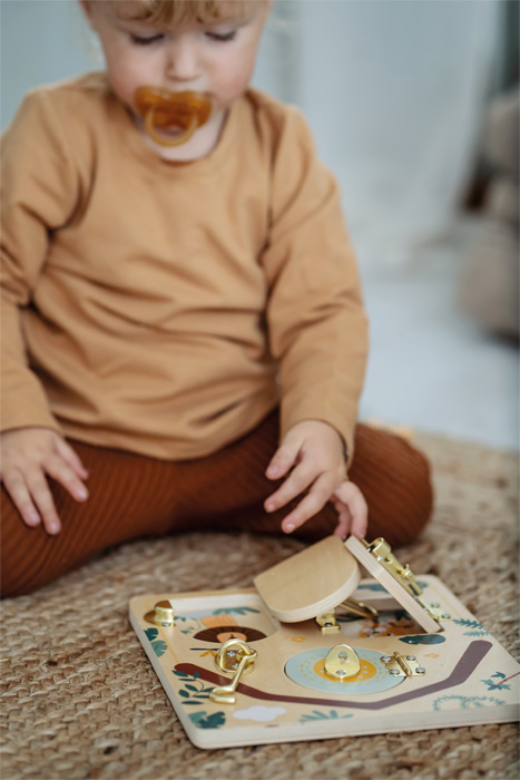 Planche de Motricité à Verrous "Safari" - Bois – Image 3