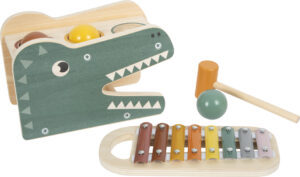 Banc à Marteler et Xylophone 2-en-1 "Crocodile"