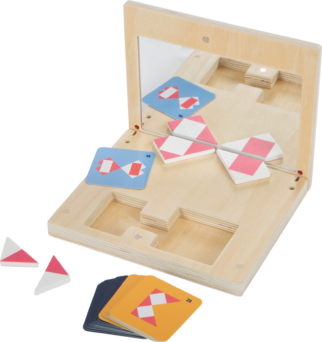 Jeu de Géométrie et Symétrie "Miroir Tangram" - Boîte Magnétique – Image 3