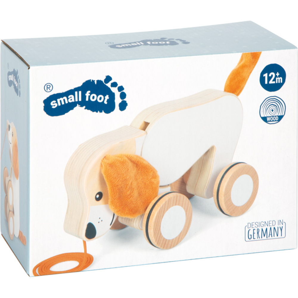 Chien à Tirer Articulé en Bois avec Oreilles Sensorielles – Image 6