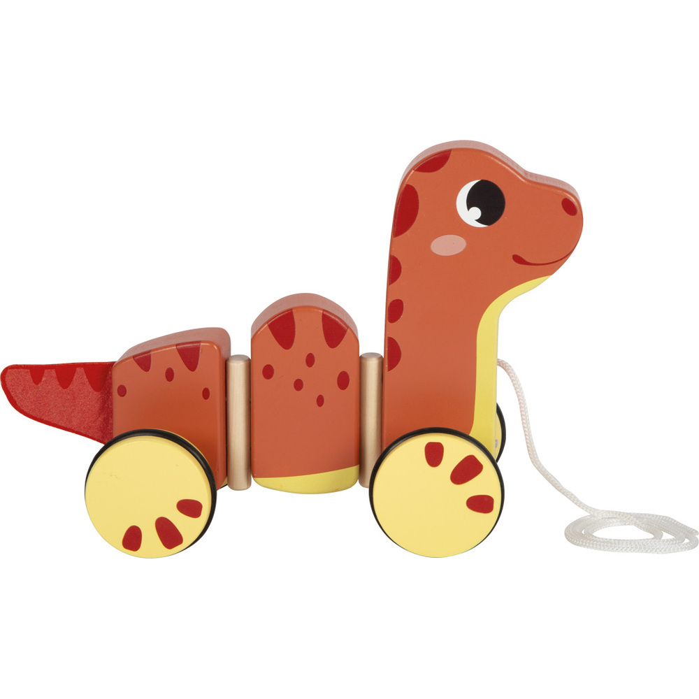 Dinosaure à Tirer Articulé - Bois FSC® & Feutre – Image 2