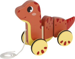 Dinosaure à Tirer Articulé - Bois FSC® & Feutre