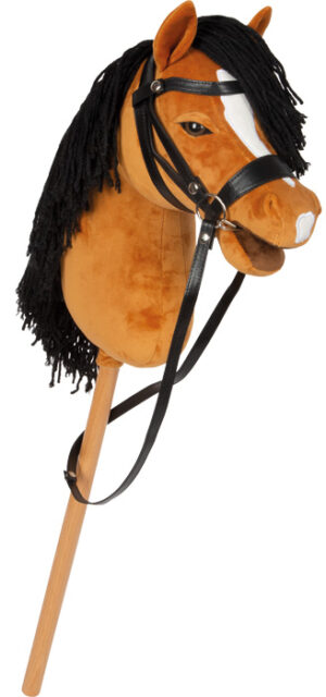 Cheval Bâton "Hobby Horse" Marron avec Accessoires