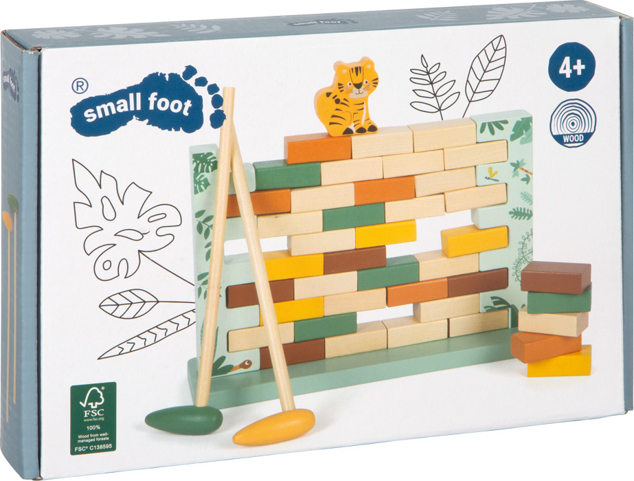 Titre : Jeu d'Adresse "Mur Bancal Safari" - Bois FSC® – Image 7