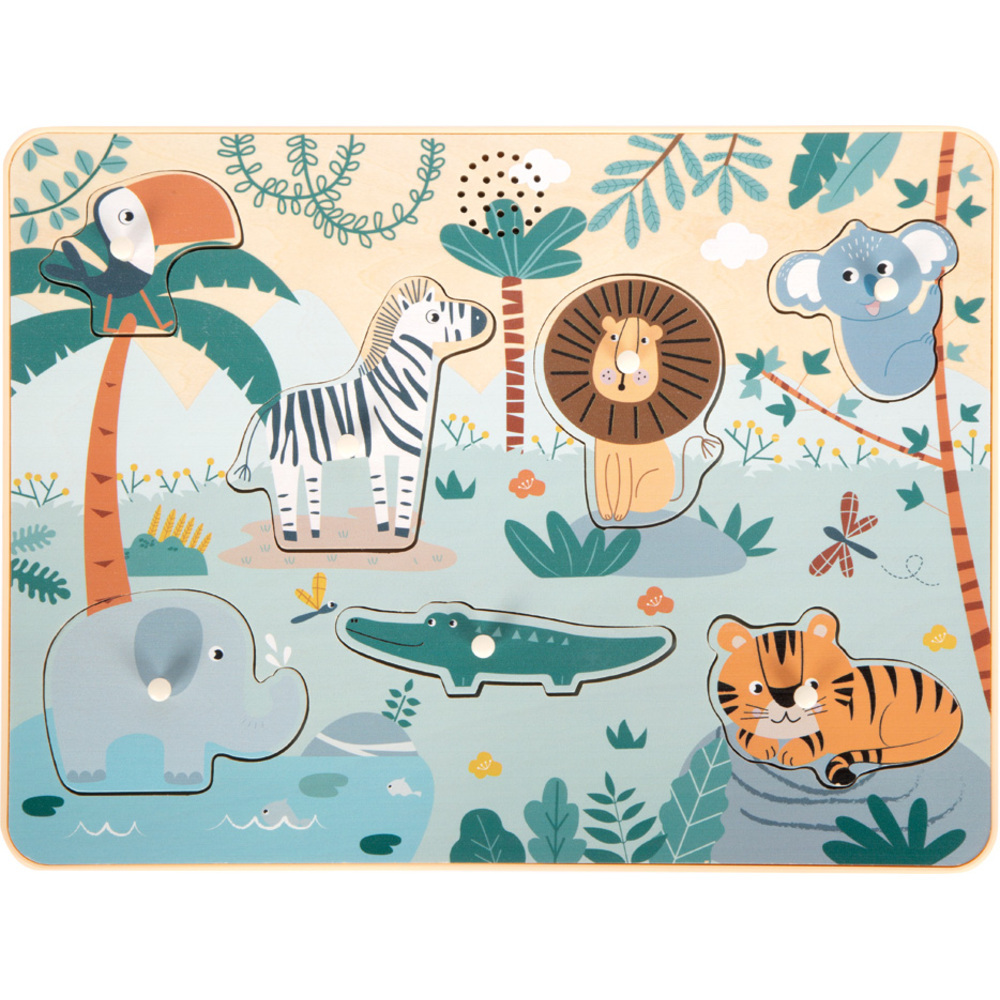 Puzzle Sonore d'Encastrement "Safari" - Bois FSC® – Image 3