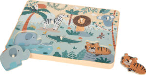 Puzzle Sonore d'Encastrement "Safari" - Bois FSC®