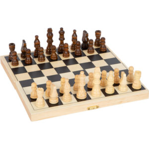 Jeu d'Échecs Classique en Bois - Format Voyage Pliable