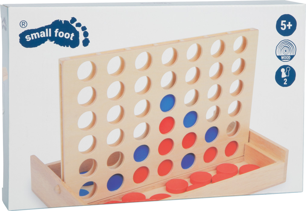 Jeu de Stratégie "4 en Ligne" en Bois - Format Voyage – Image 5