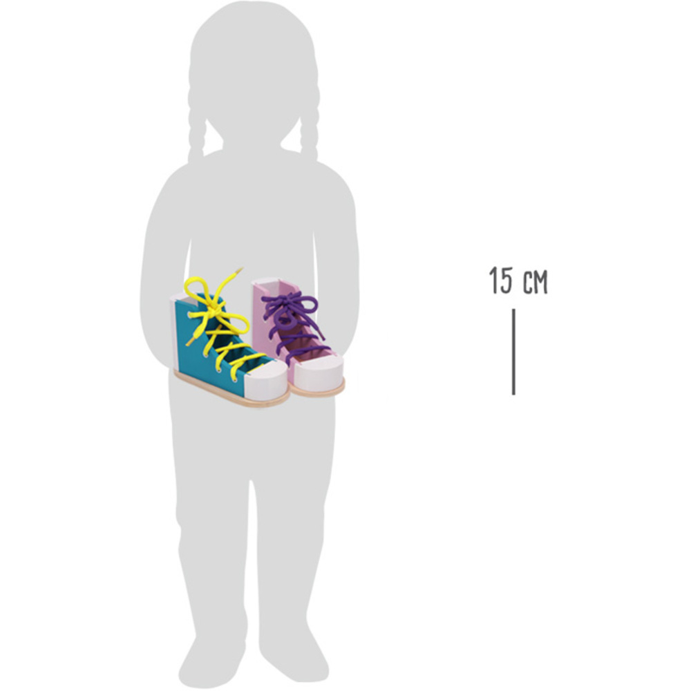 Chaussures à Lacer Éducatives en Bois - Set de 2 – Image 4